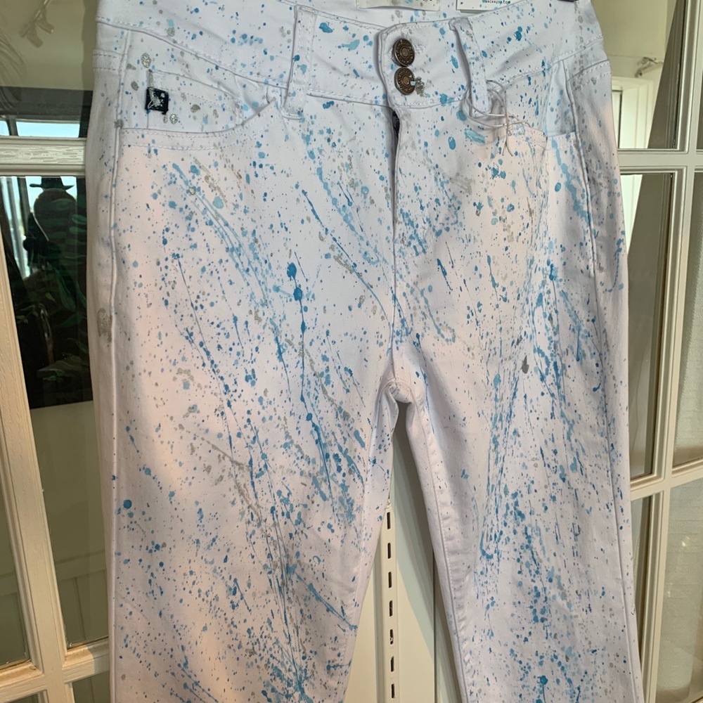 Women’s 27” painted jeans